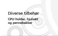 Diverse tilbeh&oslash;r