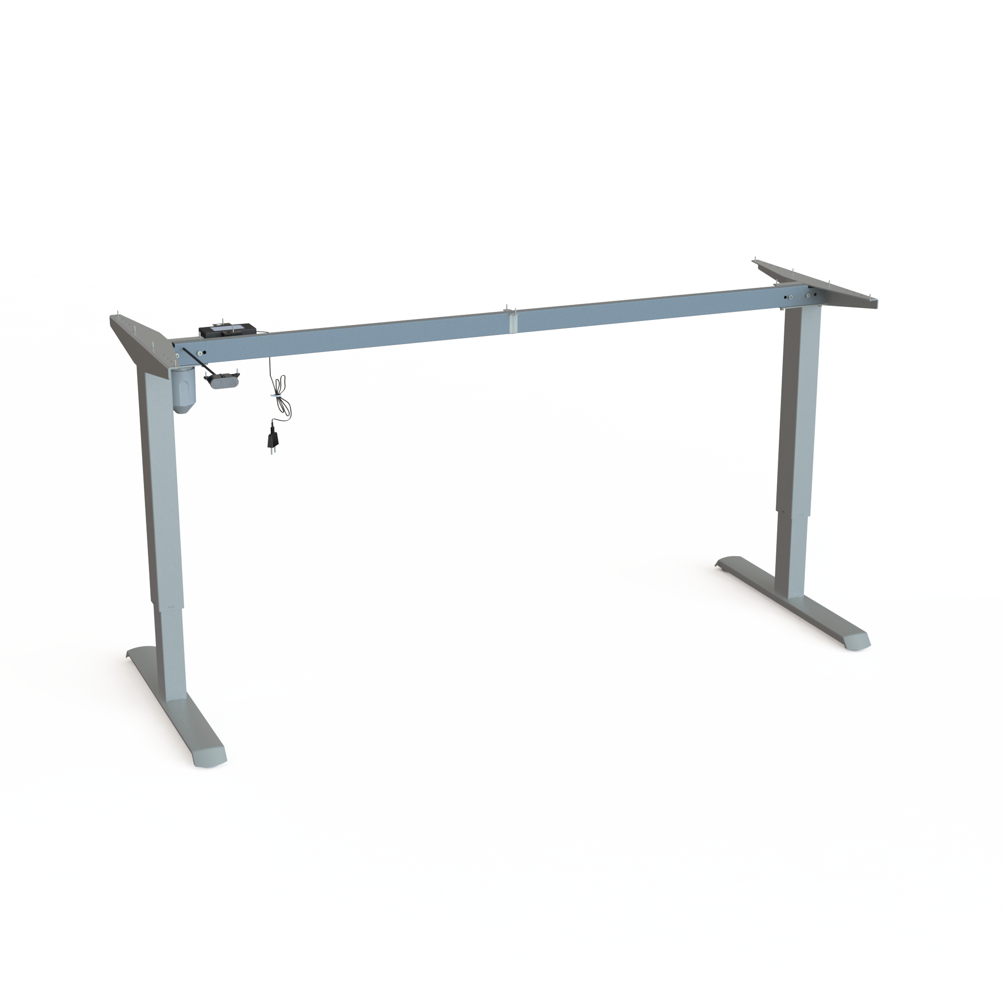 Hæve-/sænkestel | Bredde 172 cm | Sølv