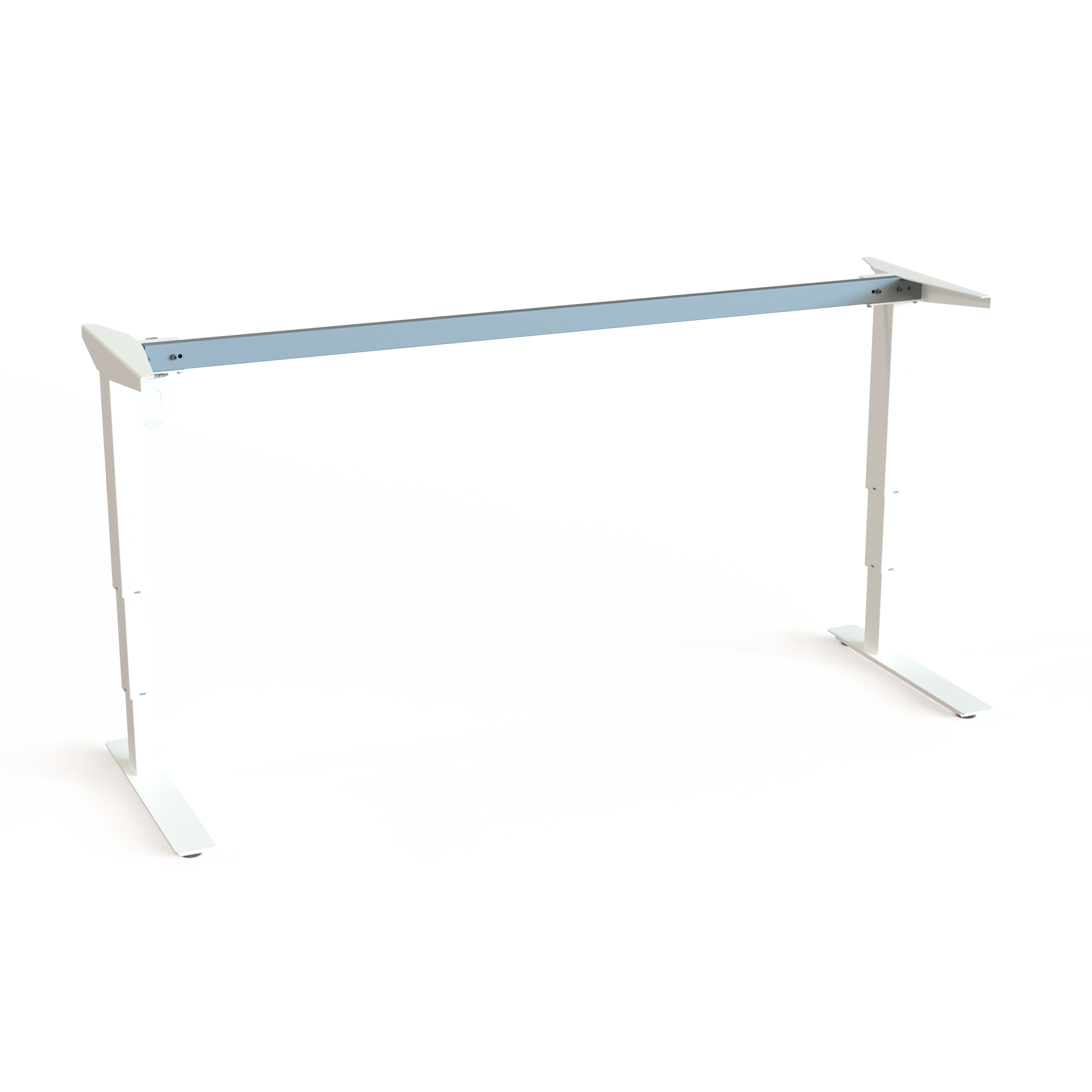 Hæve-/sænkestel | Bredde 172 cm | Hvid